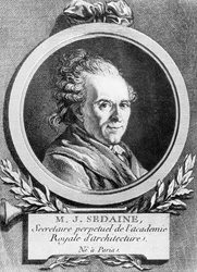 Portrait of Michel-Jean Sedaine, engraved by Pierre Charles Levesque